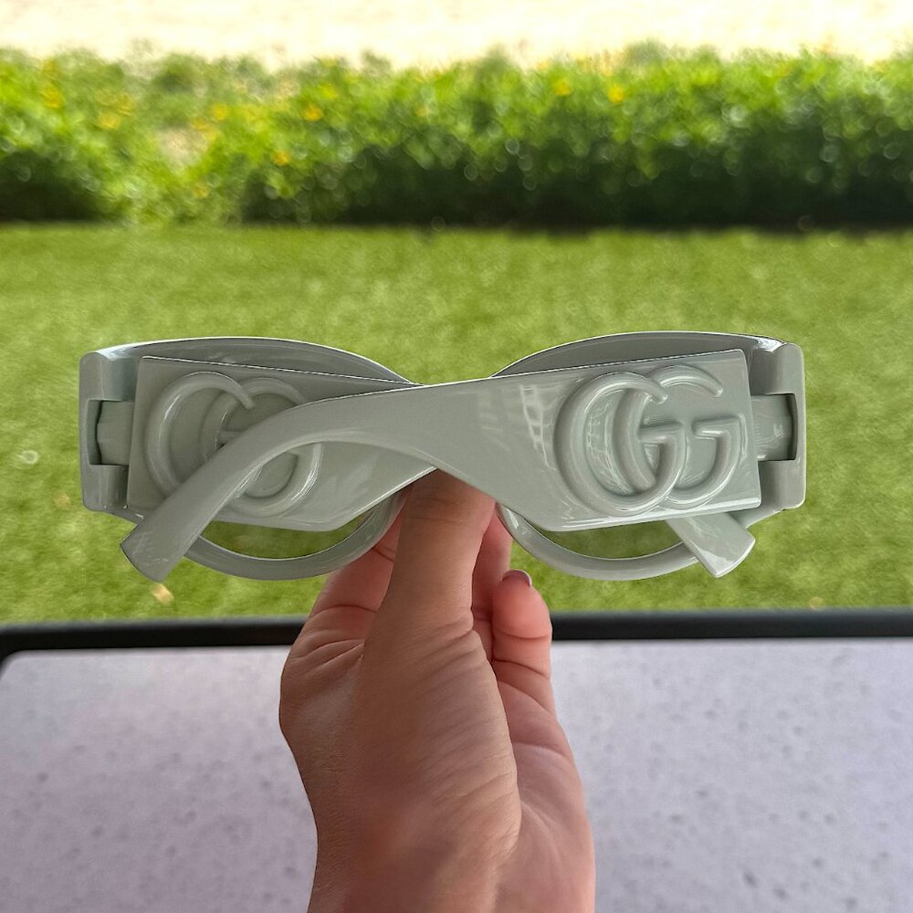 Gucci Green Grey GG1544S 003 Sunglasses Women